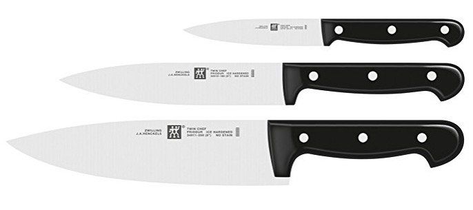zwilling twin chef messerset 3-teilig für 61,29 euro statt 69 euro