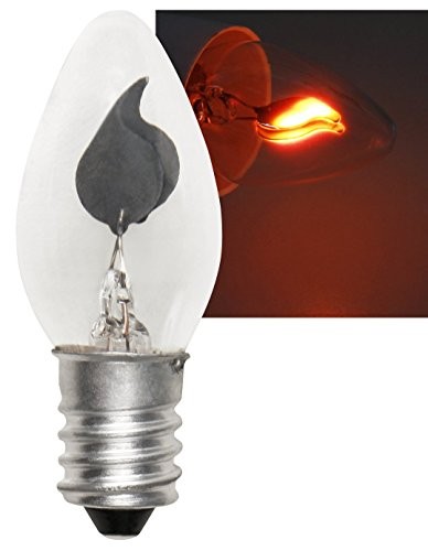 **McShine E14 Glühlampe Flackernde Kerze | 3W LED | Energieeffizient | Stimmungslicht**