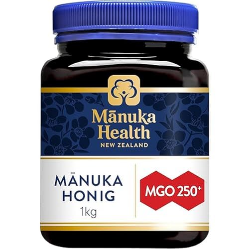 manuka honig mgo 250 1kg 100% pur neuseeland mit methylglyoxal zertifiziert