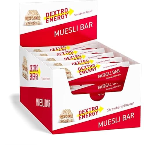 Produktbild: dextro energy müsliriegel erdbeere 25x35g - getreideriegel als schokoriegelalternative