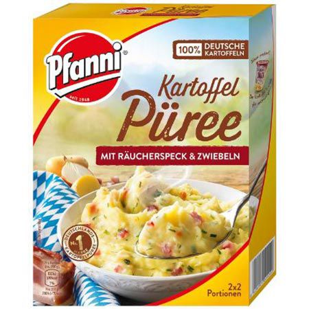 pfanni kartoffel püree mit räucherspeck und zwiebeln 10x ab 16,82