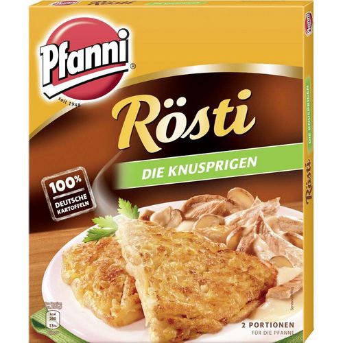 Produktbild: pfanni rösti 5er pack knusprige rösti 400g für 7,79 statt 12