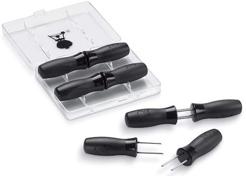 weber maiskolbenhalter-set 8er für 11,89 euro statt 17 euro