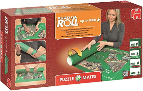 puzzle & roll von jumbo spiele, puzzlematte für 3000 teile, puzzlezubehör