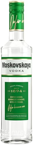 moskovskaya vodka 38% 0,5l kristallklarer vodka aus reinem quellwasser