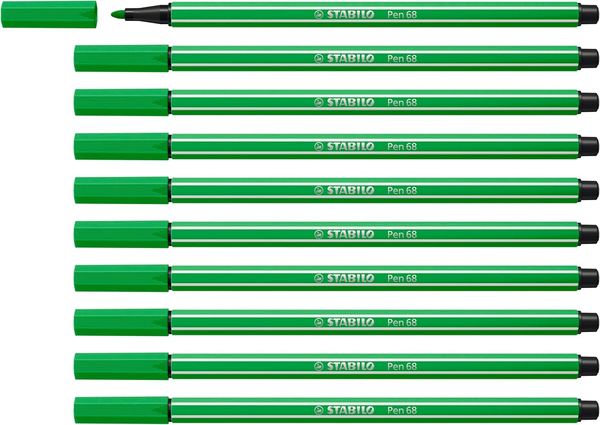 STABILO Pen 68 - Premium-Filzstift, 24 Farben, Langlebig, Hochwertig
