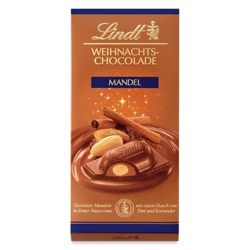 Produktbild: Lindt Schokolade Weihnachtsmandel Tafel 100g mit Zimt und Koriander