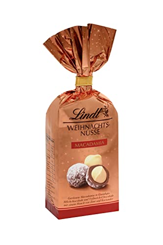 Produktbild: lindt schokolade weihnachts-nüsse macadamia 3 x 100 gramm vollmilch-schokolade