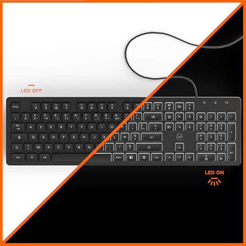 illuminierte tastatur mobility lab mit hintergrundbeleuchtung