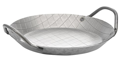 gsw eisenpfanne 20 cm geschmiedet servierpfanne mit zwei griffen traditonell