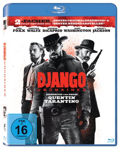 django unchained blu-ray, quentin tarantino, 2 oscars, imdb 8,5/10, jamie foxx, leonardo dicaprio, christoph waltz