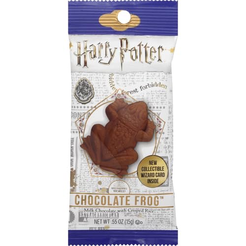 jelly belly schokofrosch 15g mit sammelschein von harry potter, milchschokolade