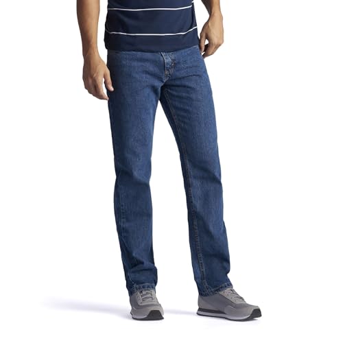lee herren jeanshose regular fit straight leg 32/32
