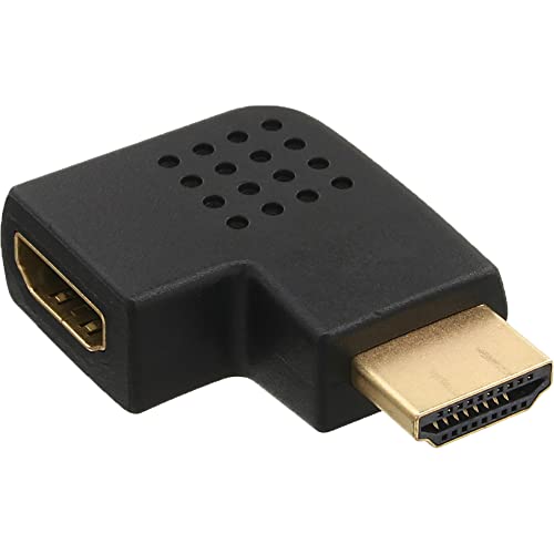 hdmi adapter inline 17600s stecker buchse seitlich gewinkelt vergoldete kontakte 4k2k