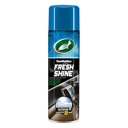 turtle wax fresh shine innenraumreiniger 500 ml, 3-in-1 kunststoffpflege, lufterfrischer
