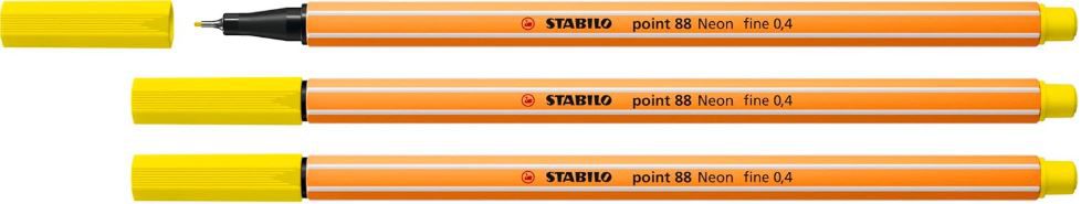 Produktbild: stabilo fineliner point 88 gelb neon 10er pack für 2,27 statt 8