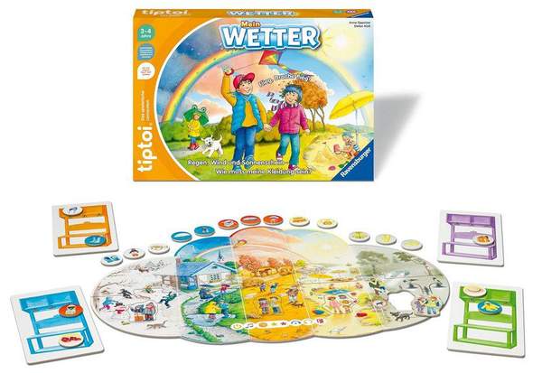 ravensburger tiptoi wetterspiel für kinder, 00118, 15,69 euro, statt 19 euro