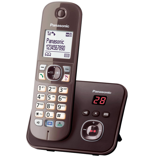 Produktbild: panasonic kx-tg6821ga dect schnurlostelefon mit anrufbeantworter für 35,99