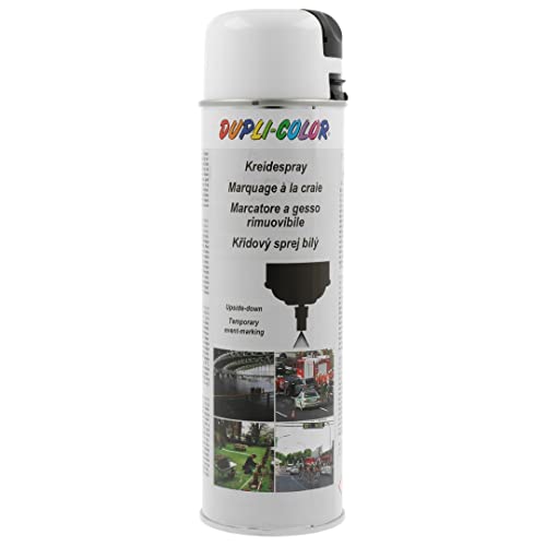 Kreidespray weiß 500 ml von DUPLI-COLOR, vielseitig einsetzbar für Bastelprojekte