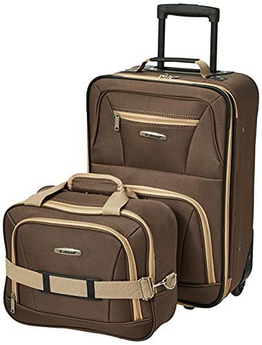 rockland softside gepäck-set braun einheitsgröße modisches reiseset