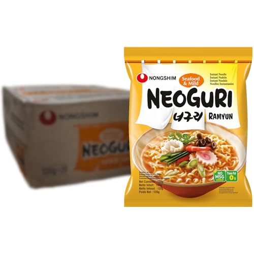 nong shim neoguri instantnudeln seafood ramyun mild 20er pack 120g