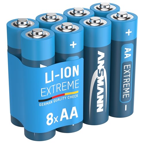 ANSMANN lithium batterie AA Mignon LR6 FR6 L91 1,5V 8 Stück Einwegbatterien