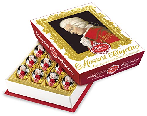 mozart-kugeln zartbitter 400g von reber mit pistazien-marzipan und nougat 10,49