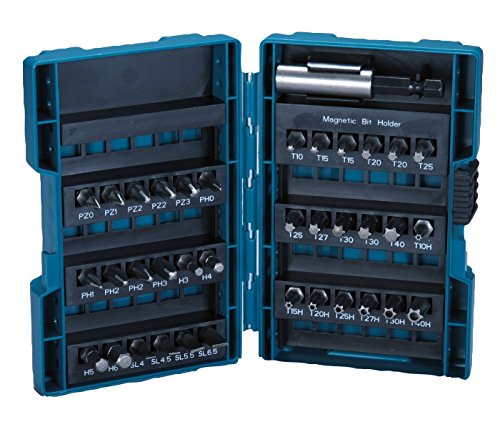 makita bit-set 37-teilig, b-28606, präzisionsbits für schraubarbeiten