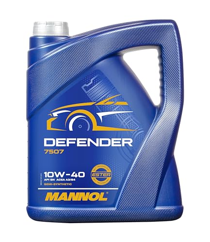 mannol defender motoröl 10w-40 teilsynthetisch 5l für mb vw moderne motoren