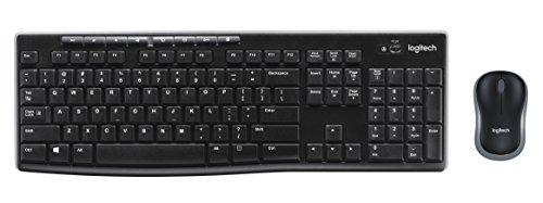 logitech mk270 kabelloses tastatur und maus set qwerty layout schwarz für windows