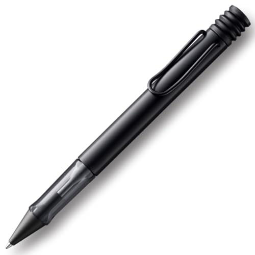 Produktbild: lamy al-star kugelschreiber 271 schwarz aluminium transparentes griffstück, metallclip