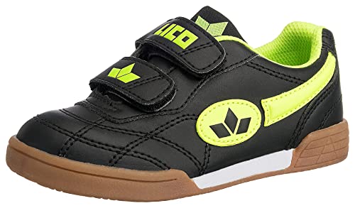 Lico kinder hallenschuhe unisex bernie v schwarz lemon 32 eu