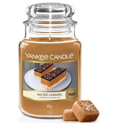 yankee candle salted caramel duftkerze 623g im glas für 20,57 statt 28