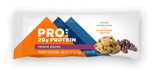 cookie dough proteinriegel 20g eiweiß von probar - 12 x 70g für fitness und training