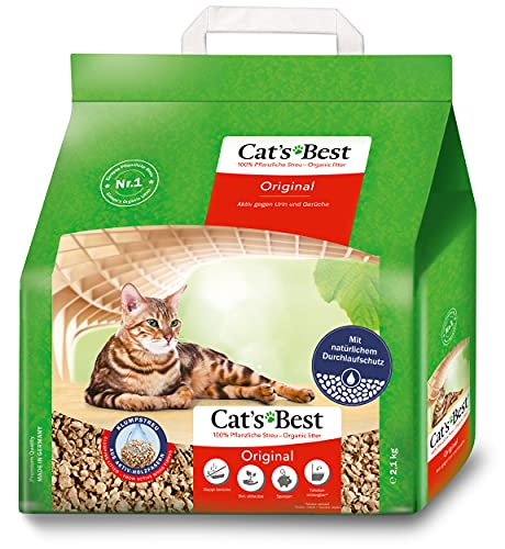 katzenstreu cat's best original 100 % pflanzlich klumpstreu 2,1 kg gegen gerüche