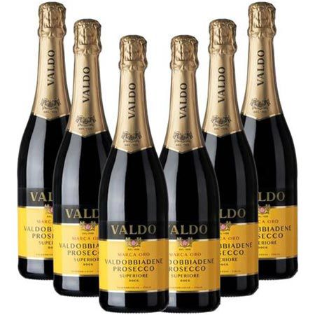 valdo marca oro valdobbiadene prosecco superiore docg 6 flaschen für 48,99 euro