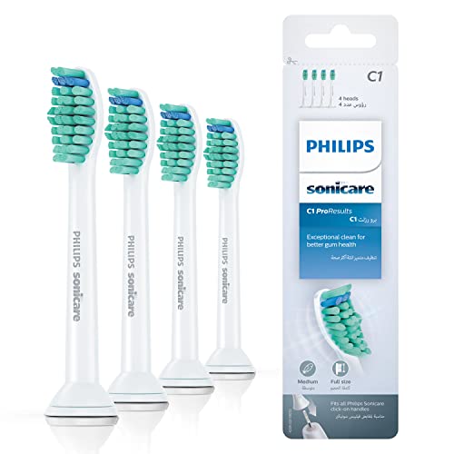 philips sonicare schallzahnbürstenköpfe proresults standard 4er-pack weiß hx6014/07