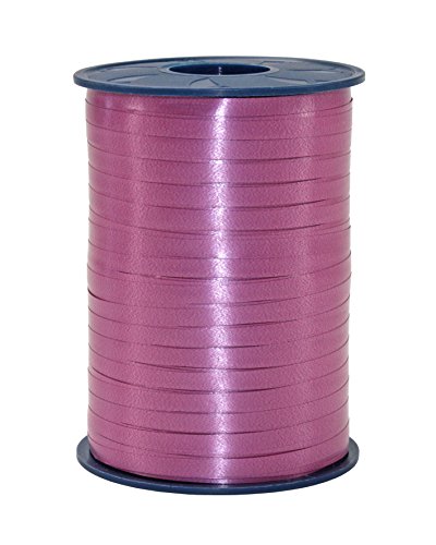 PRÄSENT C.E. PATTBERG Geschenkband Altrosa, 10 mm, 250 Meter Ringelband zum Basteln