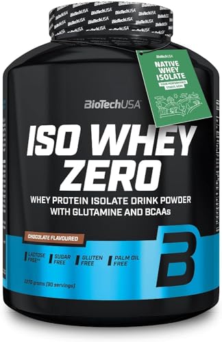 biotechusa iso whey zero whey protein isolate schokolade 2270g grass-fed zuckerfrei glutenfrei