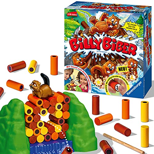ravensburger billy biber geschicklichkeitsspiel ab 4 jahren für 1-4 spieler