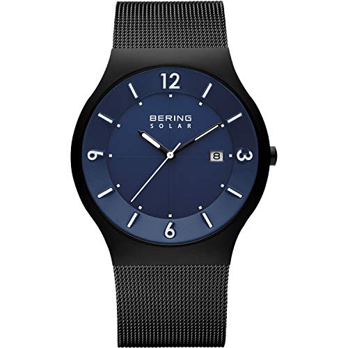 bering herren solar uhr edelstahl saphirglas 14440-227 aus der solar collection
