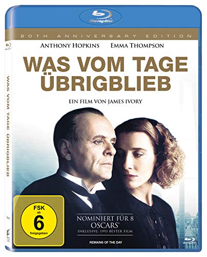 Produktbild: Was vom Tage übrigblieb [Blu-ray] - Anthony Hopkins, Emma Thompson, IMDB 7,8