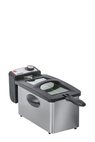 Steba DF 180 Edelstahl fritteuse 3 l mit profi-heizsystem metallic