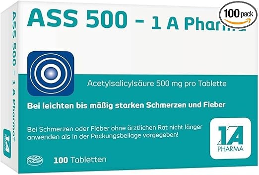ASS 500mg Tabletten 100 Stück