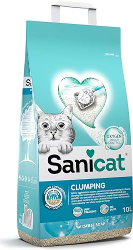 sanicat klumpensand mit marseille seifenduft, natürlich, 10 kg