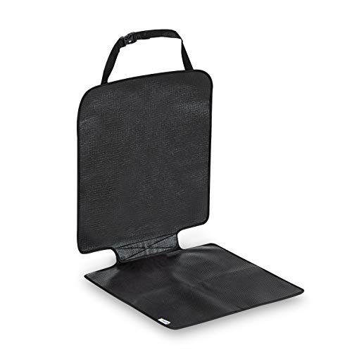hauck sit on me kindersitzunterlage 97 x 47 cm, isofix geeignet, wasserabweisend, schwarz