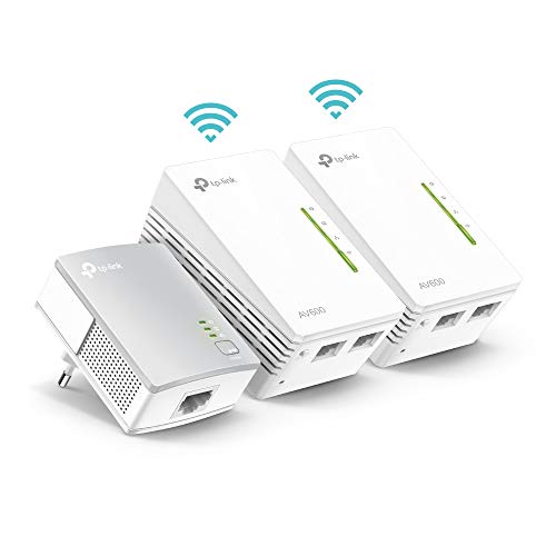 tp-link tl-wpa4220tkit powerline adapter wlan repeater 500mbps 3-teiliges set