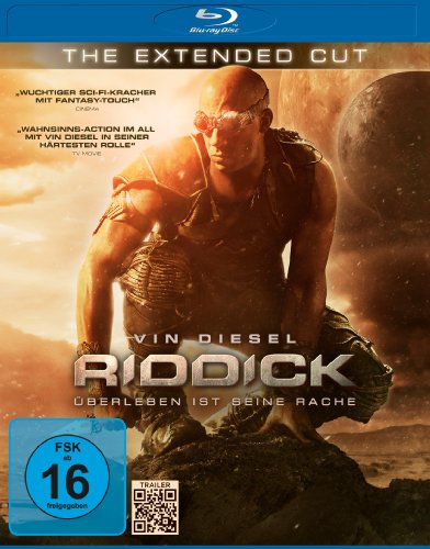 riddick blu-ray extended cut + kinofassung - überleben ist seine rache