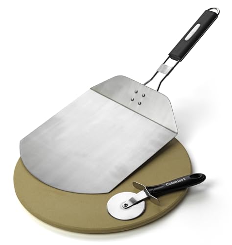 Produktbild: Cuisinart CPS-445 pizza grill set 3-teilig mit pizzastein, pizzaschneider, pizzaschäler