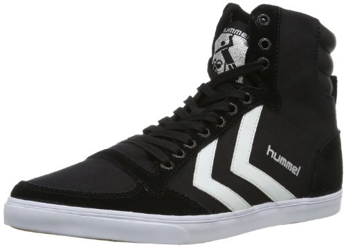 hummel Slimmer Stadil HIGH Unisex Sneaker Schwarz (Black/White KH 2113) 36 EU